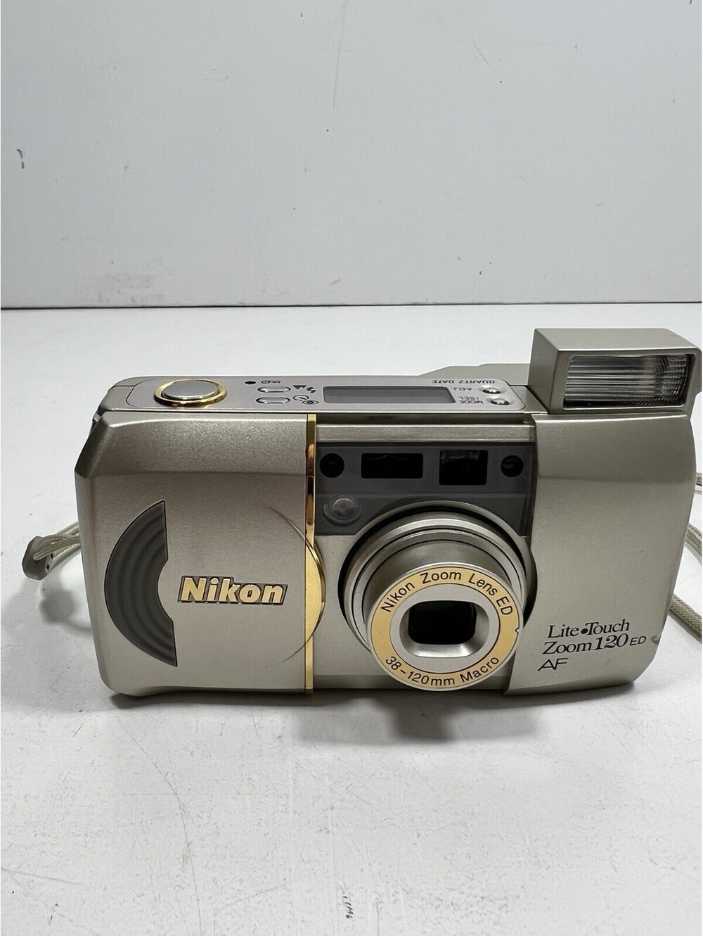 Nikon Lite Touch Zoom 120 ED AF 35mm Point & Shoot Film Camera Tested Works